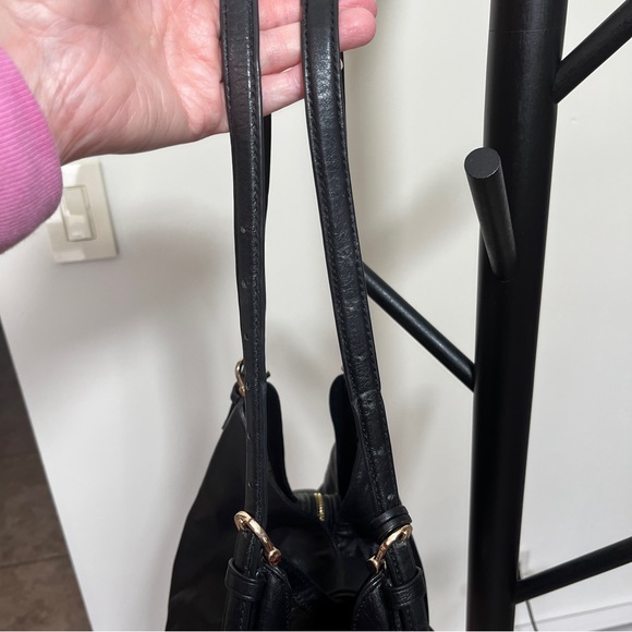 Coach Madison Carlyle Black Leather Slouch Shoulder Bag Turnlock | 32221 - Picture 6 of 15